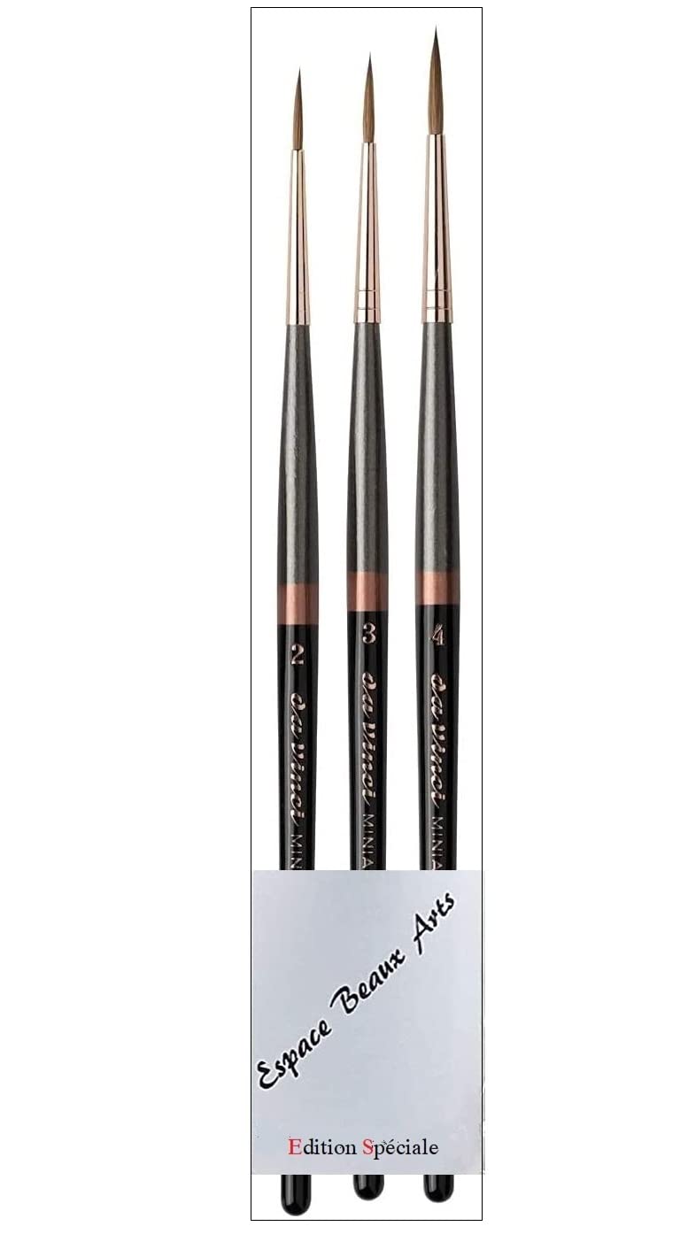 Da Vinci Serie 70 - Maestro rotondo, extra lungo e extra appuntita, n. 2 .3. 4. Made in Germany
