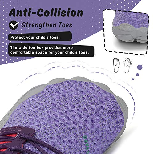 Saguaro Unisex-Child Water Shoes Kids Boys Girls Slip Resistant Barefoot Climbing Hiking Athletic Sneakers Hook And Loop #TOP3