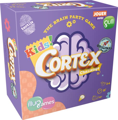 Asmodee Cortex Kids - Juego de mesa para juegos de mesa (juego de pensamiento y...