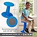 Gaiam Kids Wobble Stool Desk Chair - Alternative Flexible Seating Balance Wiggle Chair | ADHD Sensory Fidget Core Rocker Seat, Elementary School Classroom Furniture for Student, Toddler, Ages 5-8, PP