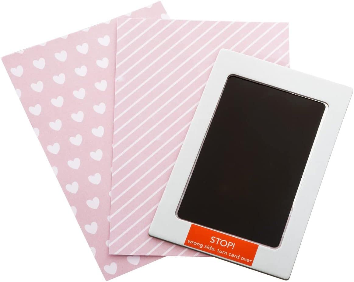 Atmosphera Créateur d'intérieur Coffret Cadre à Empreinte Bébé - Doré - L 44 X H 24 Cm
