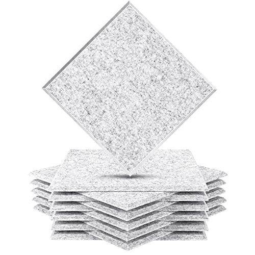 YOPIN 吸音材 200kg/m³ 高密度 吸音ボード 吸音対策 室内装飾 楽器 消音 騒音 防音 30cm×30cm 手軽にDIY 難燃 防湿 保温 吸音パネル 虫ピン押しピン付き