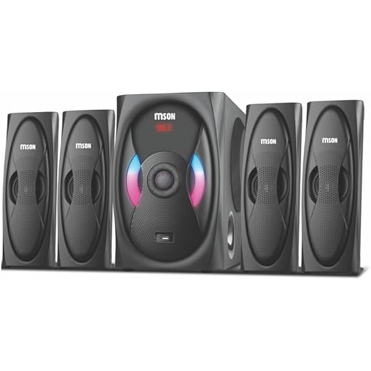 MSON MHT 6600 75 Watt RMS 41 Home Theater Multimedia Speake