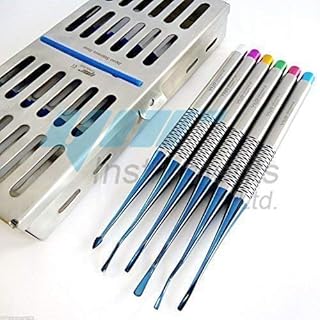 YNR Mini Root Elevator Luxating Precise Tips Pdl, Luxating Root Elevators Set of 6 Pieces Dental Instruments Sterlization Cassettes Dental CE