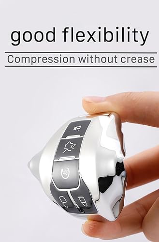 Miniatura 6 de Kirsnda Funda para llavero compatible con Ford y Lincoln funda de TPU suave con 5 botones para Explorer para Mustang Edge Fusion MKZ MKC Smart