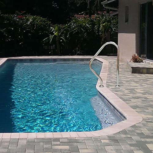 Rampe de piscine en acier inoxydable 304 durable à haute capacité de charge 250 lb - 4