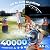 Lanonany 40000mAh Portable Misting Fan, 62H Max Runtime Rechargeable Mister Fan with 15L Bucket, Retractable Handle, Wide-Angle Oscillating Mist Fan for Outside Patios Golf Sports Camping Essentials