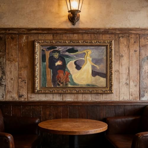 Impression sur toile Separation Munch décoration murale pour bureau cosy
