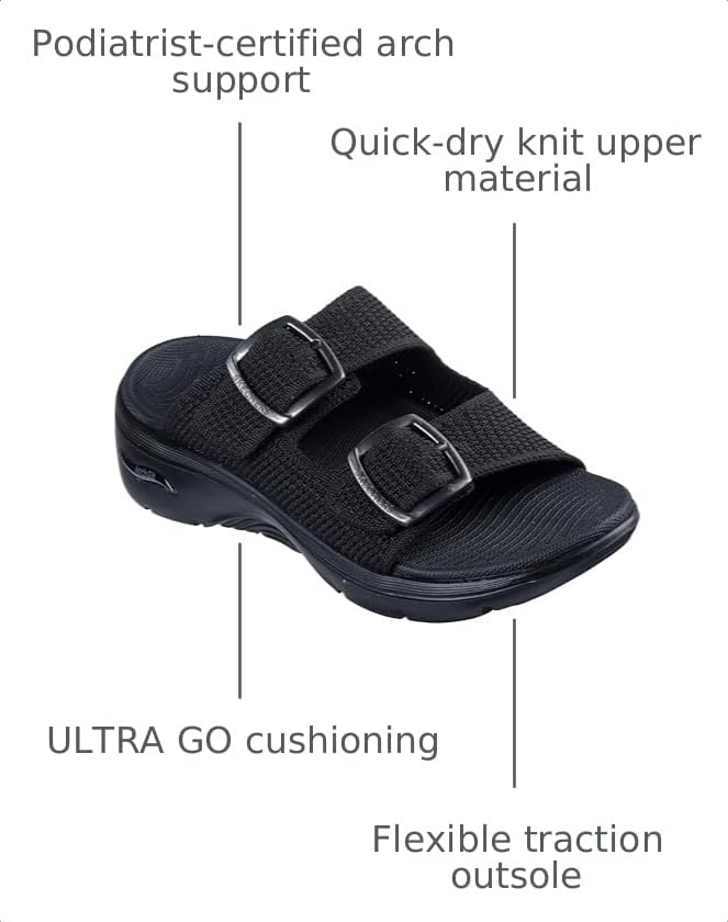 Image of Skechers Women's On-the-go Go Walk Arch Fit 2.0 Sandal - Chloe