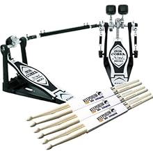 Manufacturer: Tama Series: Iron Cobra Tama HP600DTWB Duo Glide double foot machine + 3 pairs of wooden head drumsticks Double chain drive, Duo Glide chainring Speedo ring/quick hook/para clamp II + 3 pairs of drumsticks
