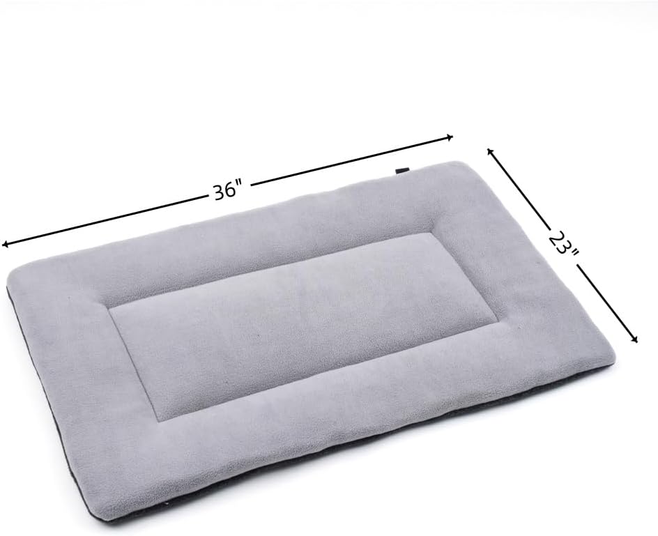 Pet Bed Crate Pad 36" Kennel Pad Machine Washable Entire Dog Crate Beds Double Sided Pet Mat