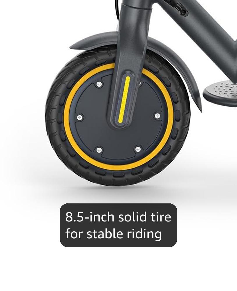 R50 Electric Scooter, Speed up to 25 km/h, 30 km of autonomy, 8.5" Solid Tire, Maximum Load 120 kg, Dual Braking (R50-Red)