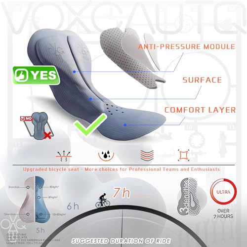 image for VOXCAUTQ Men's Triathlon Tri Suit Short Sleeve Quick-Drying Cycling Sk