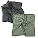 K-Elewon 27.5â€ Women Medium Square Scarf Cotton Head Scarf- 2PCS Neck Scarf Hair Scarf Head Sleeping Wraps Scarfs for Women H07-03