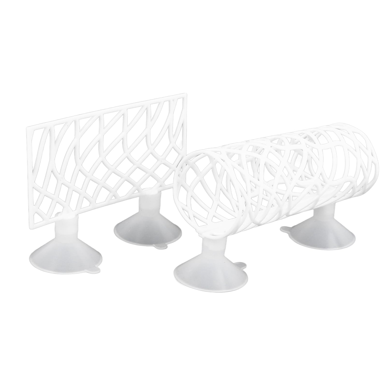 Betta Fish Tunnel, Safe Hollow Design Betta Sleeping Tube Betta Tunnel Swim Tube, Shrimp Guppies Hideout Betta Shelter Toys, Betta Fish Tank Accessories Decorations (White)