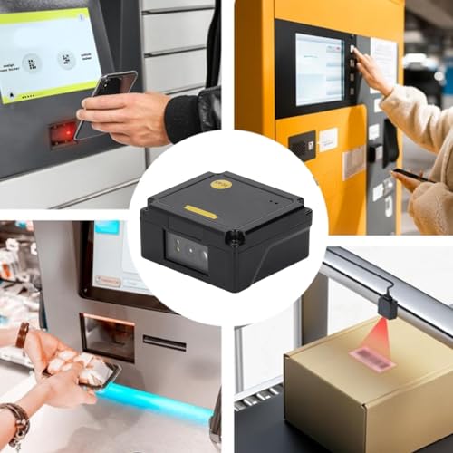 Scanner de codes-barres fixe QR 1D 2D encastrable en alliage d'aluminium avec interface USB - 7