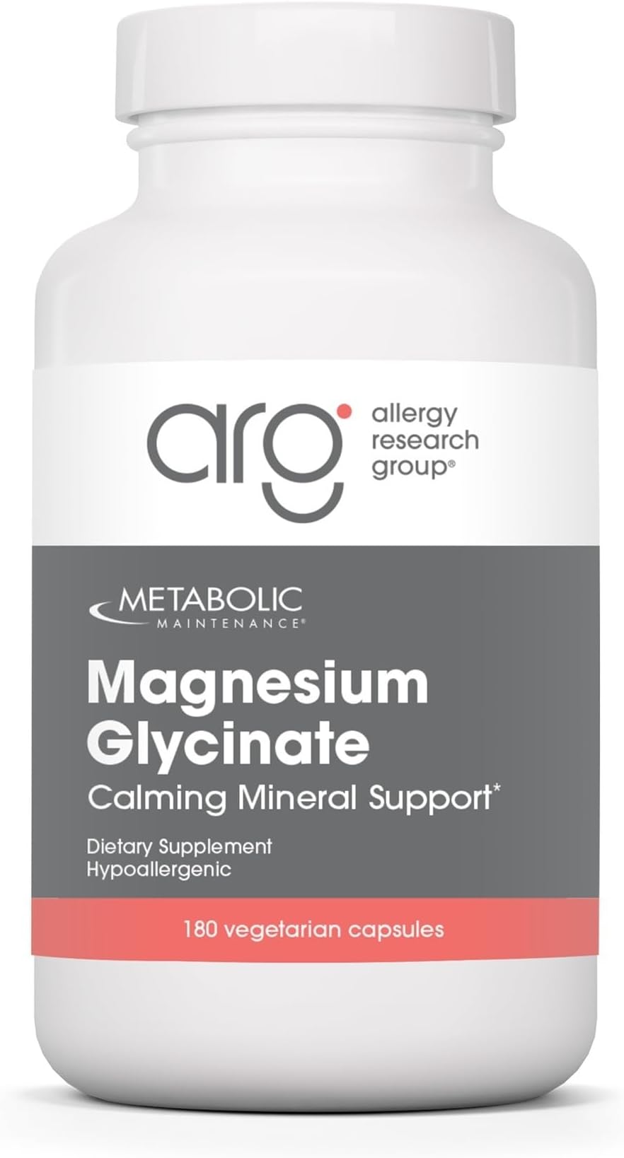 Magnesium Glycinate, 180 Capsules