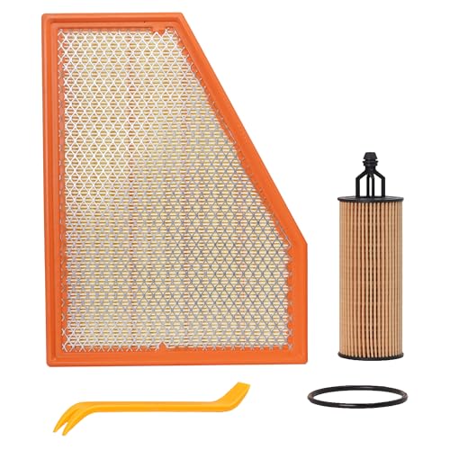 Ryvclim Engine Air Filter&Oil Filter Combo Pack-Compatible with Jeep Grand Cherokee WK 2022 V6 3.6L,Grand Cherokee L 2021-2023 V6 3.6L-68191349AA&68542769AA