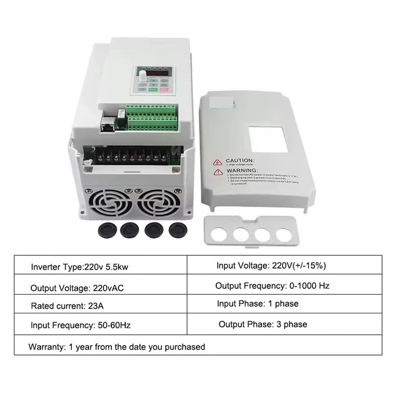 Kit de husillo de piedra 5,5 kW ER25 220V 380V con inversor de 5,5 kW + bomba de agua de refrigeración de 3,5 m + plantilla