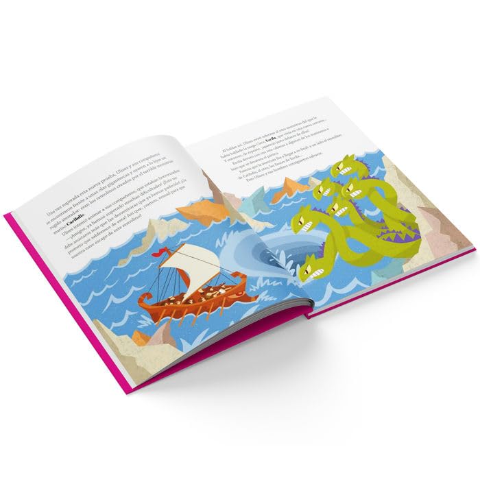 Ilíada y Odisea de Homero: Libro infantil con juegos y actividades extra | Los grandes clásicos de la historia de la literatura, convertidos en preciosos cuentos ilustrados para niños y niñas