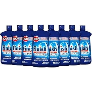 Finish Jet-Dry Rinse Aid, Dishwasher Rinse Agent & Drying Agent 8.45 oz ( pack of 8)
