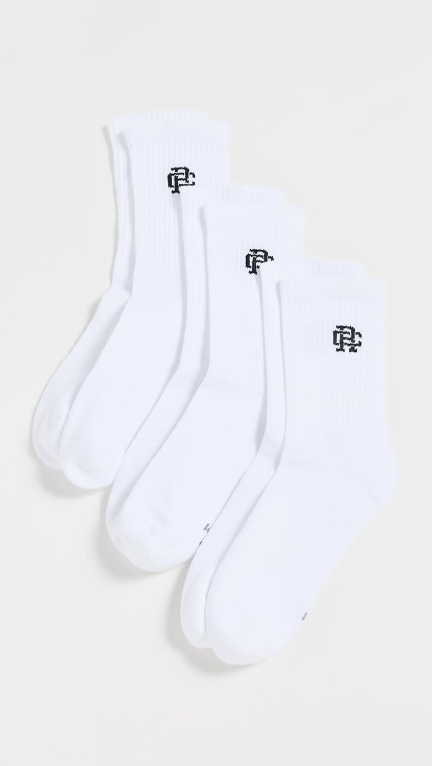 REIGNING CHAMP Men's 3 Pack Classic Mid Crew Socks - Image 2