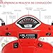 HOMCOM Moto Eléctrica Infantil Coche Triciclo Vespa Scooter Eléctrico a Batería con...