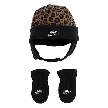 小物 Vintage Nike mittens Amazon.com: Nike Toddler Girls Leopard Trapper Hat & Mittens