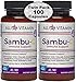 Sambu-C Immune Support, Elderberry Extract 200mg, Buffered Vitamin C 375mg, Acerola Berry 100mg, 50 Veggie Caps, 2 Pack 100 Total, NON-GMO, Vegan, All-Star Vitamin