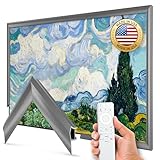 Graphite Prismatic 3' Color Chip Alloy Deco TV Frame (32',43',50',55',65',75',85') Compatible ONLY with Samsung The Frame and Pro TVs (Fits 2021-2026, LS03A,LS03B,LS03C,LS03D,LS03FA,LS03FW)