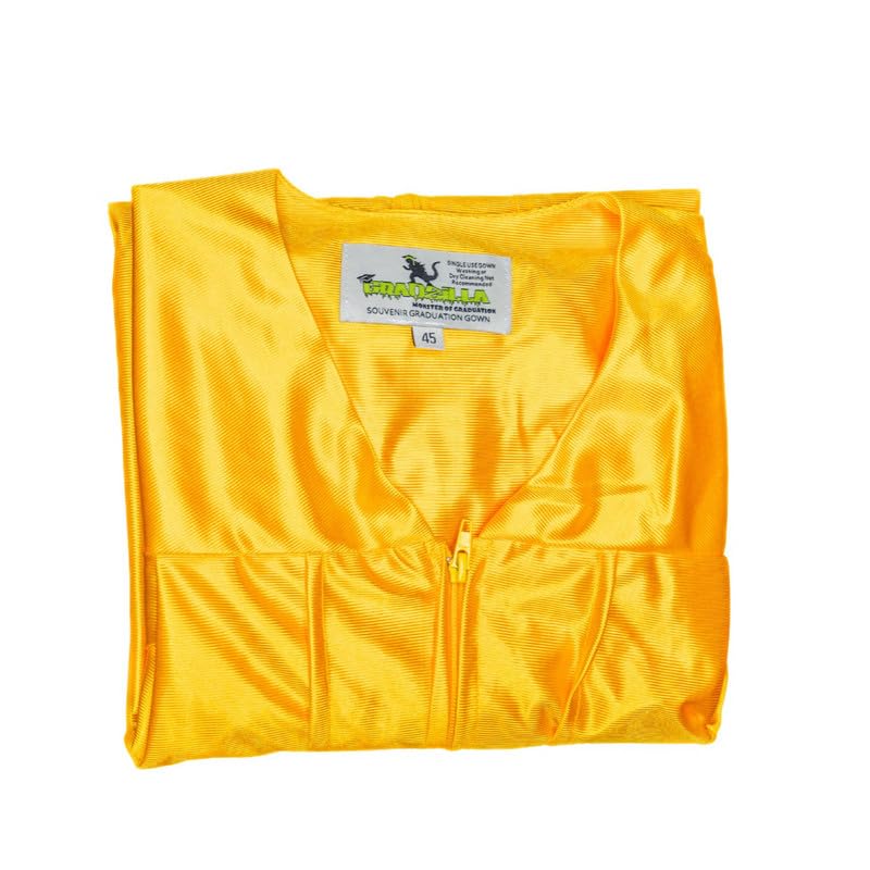 Image of Gradzilla Graduation Cap and Gown Set - Shiny Finish for High School and College, Durable Robes for Commencement Ceremonies