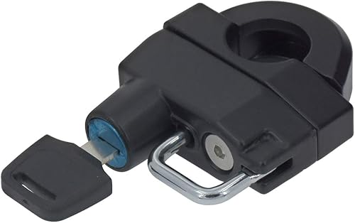 Miniatura 5 de HDBUBALUS Cerradura de casco de motocicleta universal para manillar de 7/8 pulgadas 0.866 in compatible con Harley Sportster XL 883 1200 48 Cafe