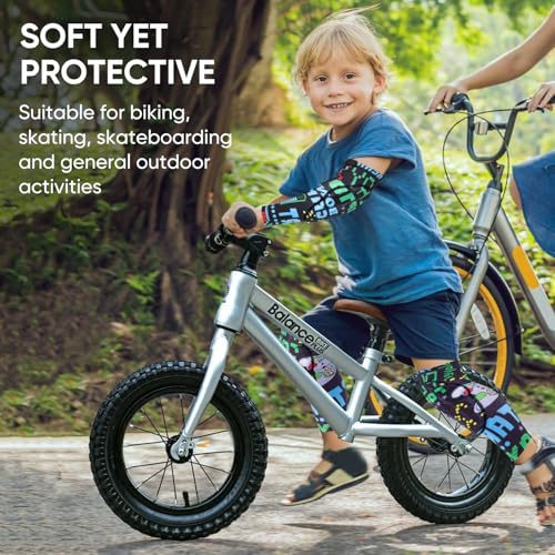 VIWINVELA Kids Knee Pads and Elbow Pads Set Toddler Soft Protective Gear - Game M by VIWINVELA - Image 3