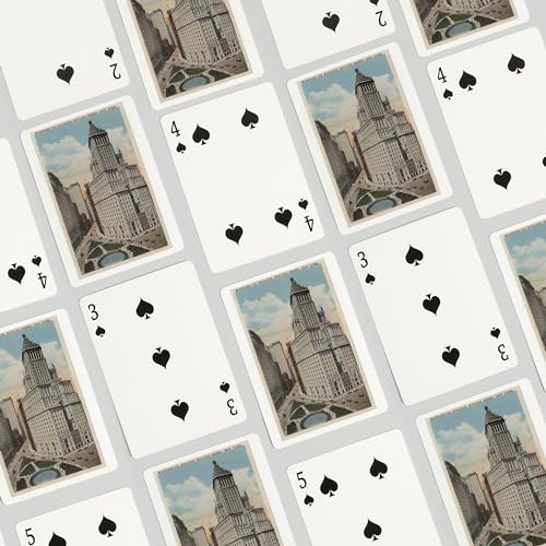 Baraja de 52 cartas tamaño póker miniatura 4