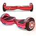 NHT 6.5" Hoverboard Electric Self Balancing Scooter Sidelights - UL2272 Certified Black, Blue, Pink, Red, White (102 Blue)