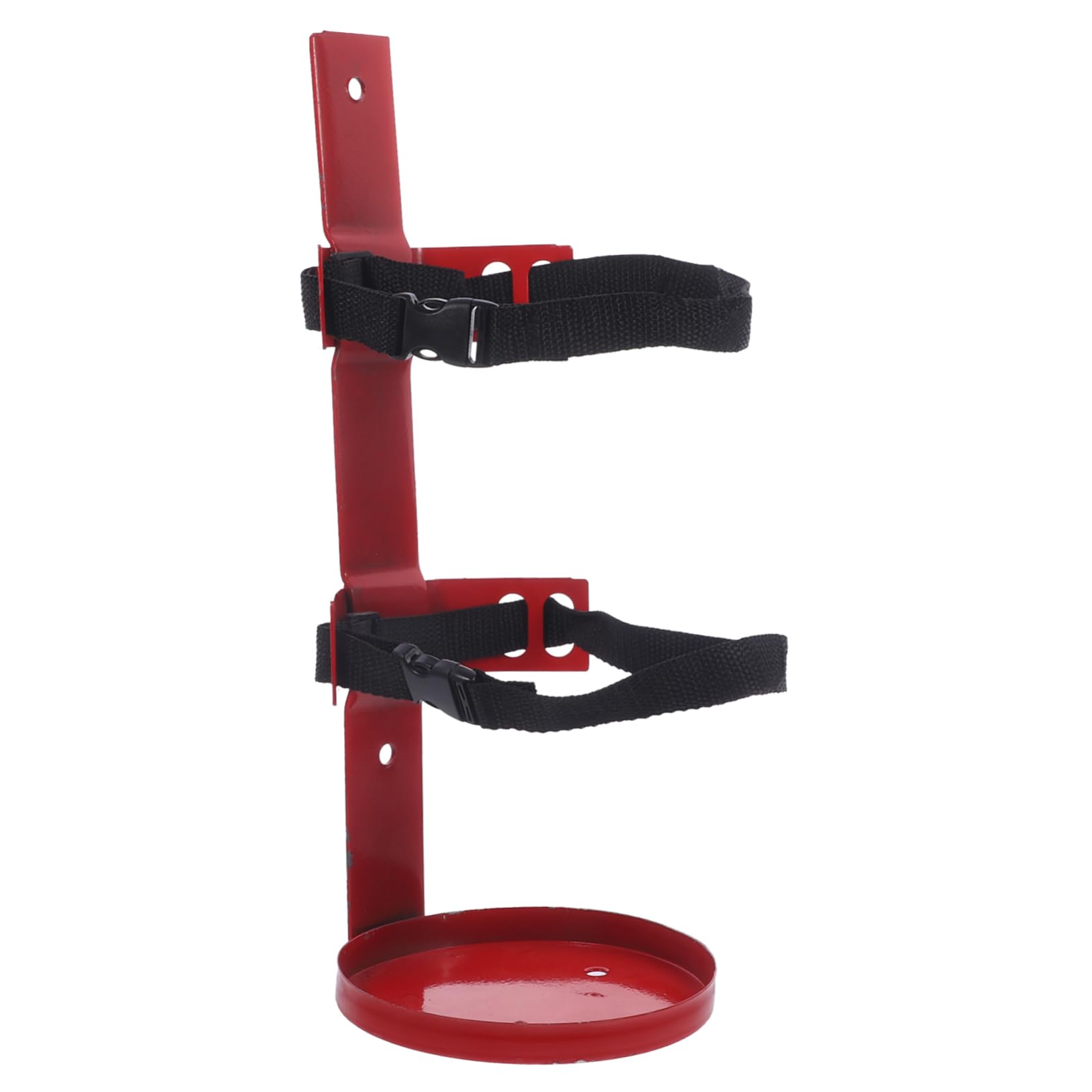 WOONEKY Staffa Porta Estintore in Ferro Resistente, Supporto Per Estintori Da Parete 2-4 Kg, Gancio Compatibile Per Estintore Domestico e Commerciale Finitura Liscia