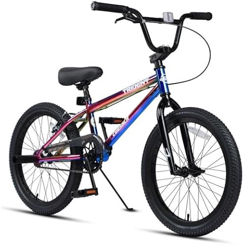 cubsala 20 24 26 Inch BMX Race Bike Trident Bicycles Beginner-Level to Advanced Riders with 2 Pegs, Multiple Colors