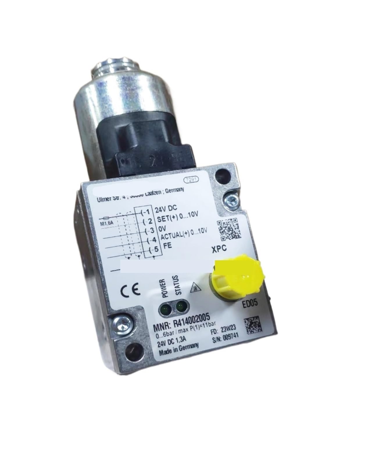 SJJBVPYX Proportional Valve R414002005 R414002004 Pressure Regulating Valve ED05(R414002004)