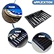 Poker Chip Tray Aus Kunststoff Für 350 Chips - Praktischer Poker Chip Halter Für Tischspiele Und Pokerabende - Robuste Aufbewahrungslösung Für