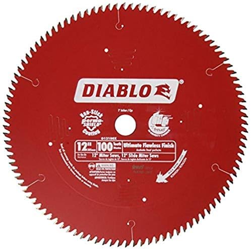 Freud D12100X 100 Tooth Diablo Ultra Fine Circular Saw Blade for Wood and Wood Composites, 12-Inch