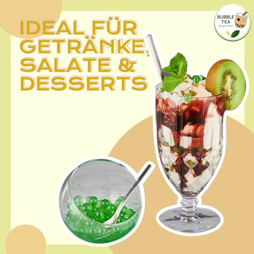 Bubble Tea Express - Bubble Tea Set 3x 490g | Erdbeere, Mango & Maracuja Boba Perlen | Bubble Tea Perlen mit fruchtigem Geschmack | Bubbles für Bubble Tea Vegan, Glutenfrei, Laktosefrei