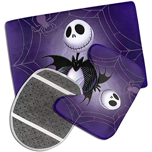 3 Piece Super Plush Non-Slip Bath Mat Rug Set Halloween Toilet Carpet Rugs #TOP3