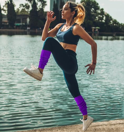 Bevigorio FYMNGS0060BGHJHP001 Leg Warmers For Women 80S Accessories For Women Hot Pink Leg Warmers For Girls Neon 80S Leg Warmers thumb #4