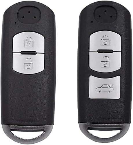 Miniatura 5 de Oulesh Fundas para llavero de coche para Mazda 365 CX5 CX3 CX-9, 23 botones Smart Car Key Case