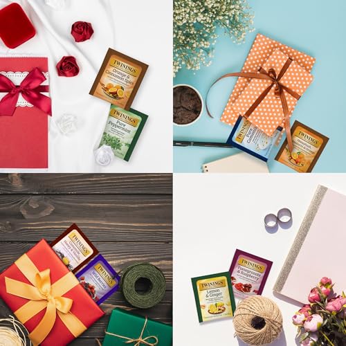 Image of Twinings 48 Tea Bags Herbal Variety Pack - 12 Herbal Flavors, Caffeine-Free, Individually Wrapped, Perfect Tea for Any Occasion