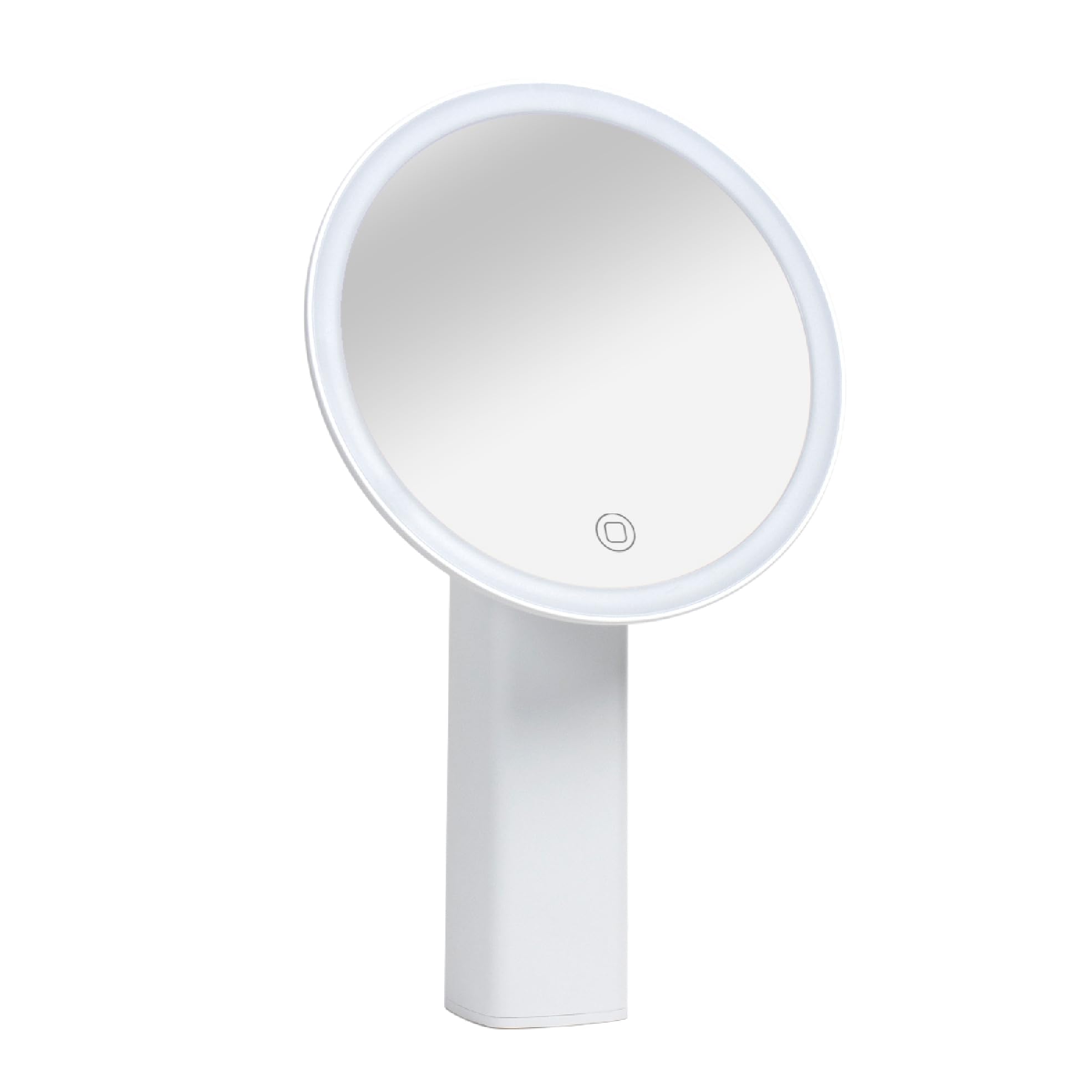 Bauer Professional Premium White LED Rechargeable Mirror - Wireless Vanity Mirror with Ring Light - Touch Screen - USB Rechargeable