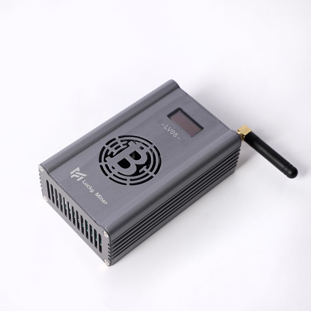 RDYMONKEY Lucky Miner V5 Bitcoin Miner 210GH/S Bticon Lotto Device SHA256  DGB BM1397 Power 15W with Power Supply: Amazon.de: Computer & Accessories
