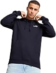 Puma Mens Essentials Small Logo Fleece HoodieHooded Sweatshirt