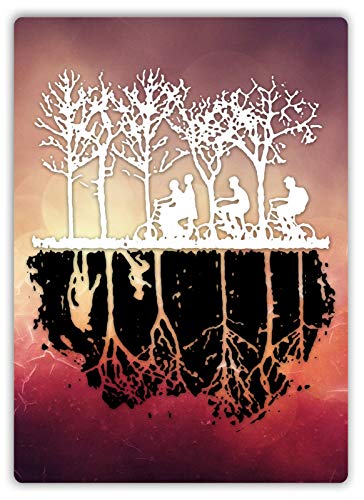 Stranger Eleven Things Hawkins 80s Étain Mur Signe Affiche de Fer Métal Mur étain Panneau Attention Plaque Rétro décoration Murale pour Café Bar Hôtel Jardin Parc Cover