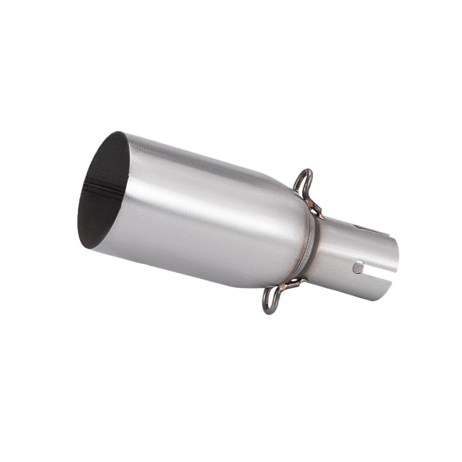 Terminali Scarico Doppi Tubo Di Collegamento Intermedio Moto Marmitta Migliorata Del Diametro Universale Di 51 Mm Punte Scarico(33MM)